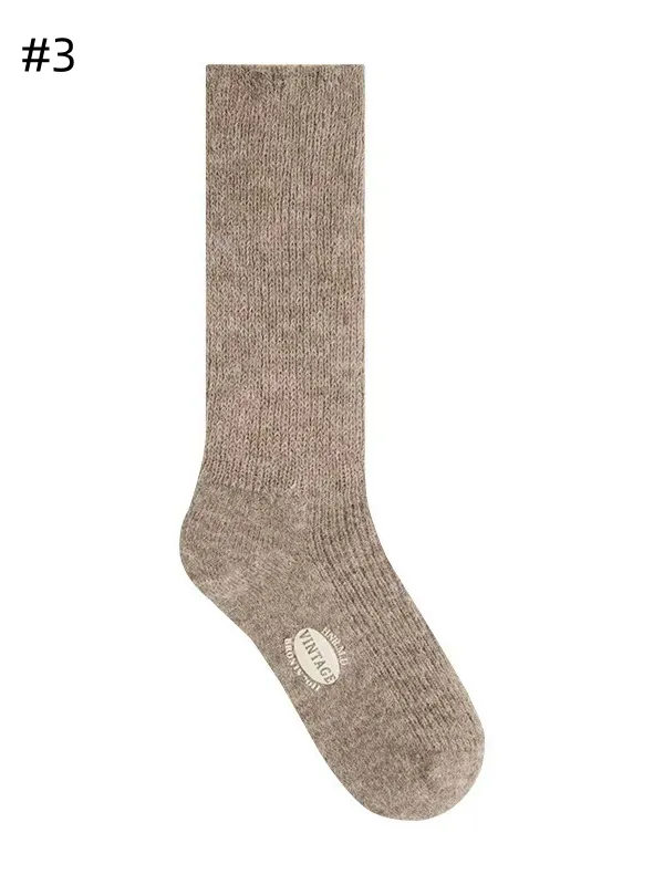 6 Options Print Design Calf Socks