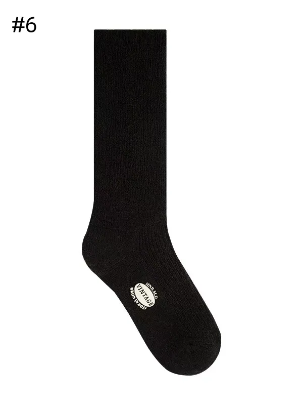 6 Options Print Design Calf Socks