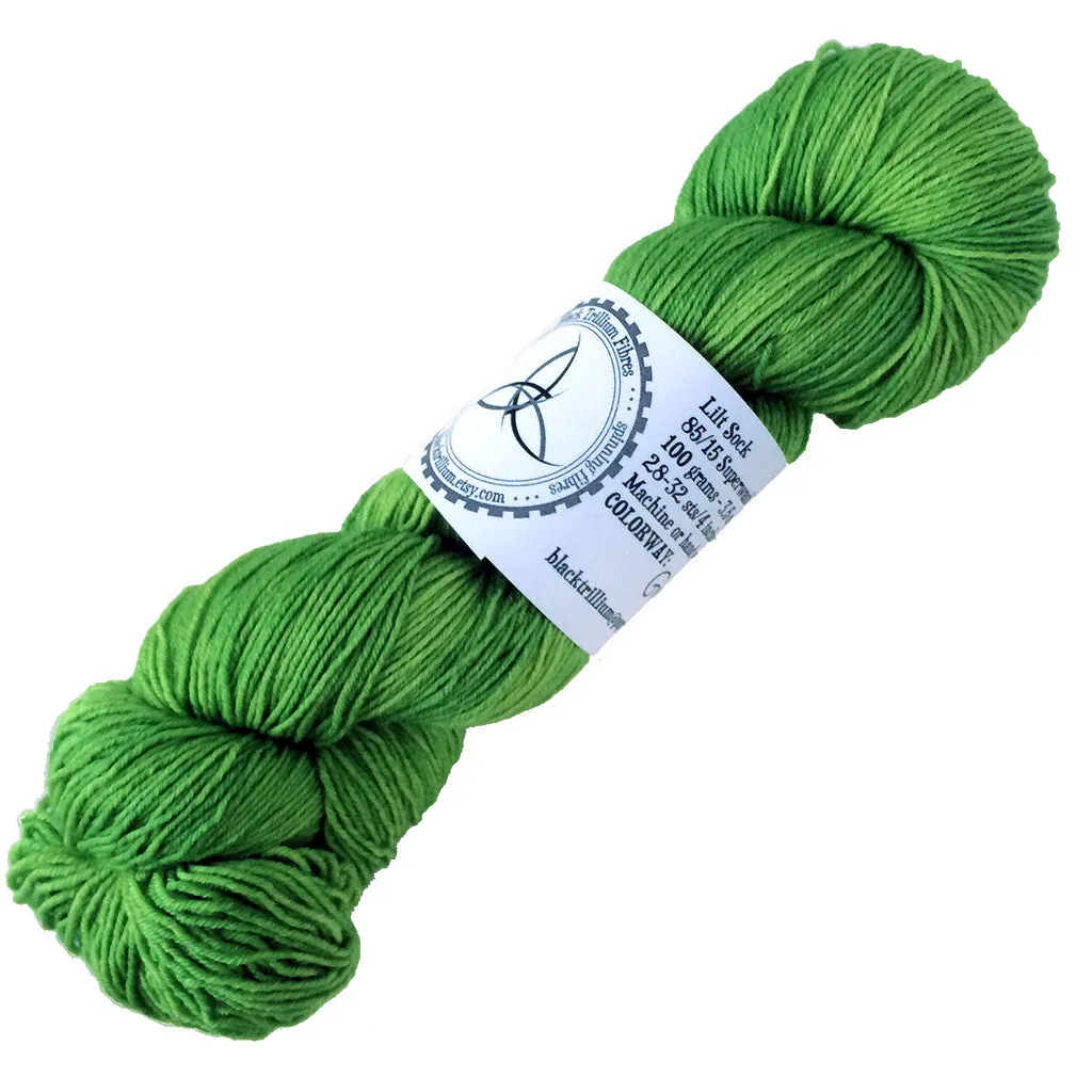 Black Trillium Fibres Lilt Sock