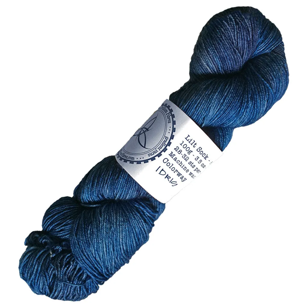 Black Trillium Fibres Lilt Sock