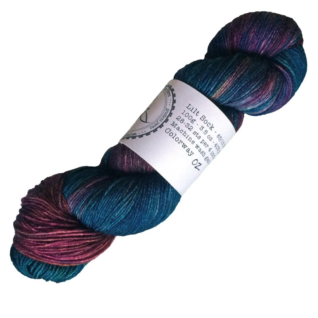 Black Trillium Fibres Lilt Sock