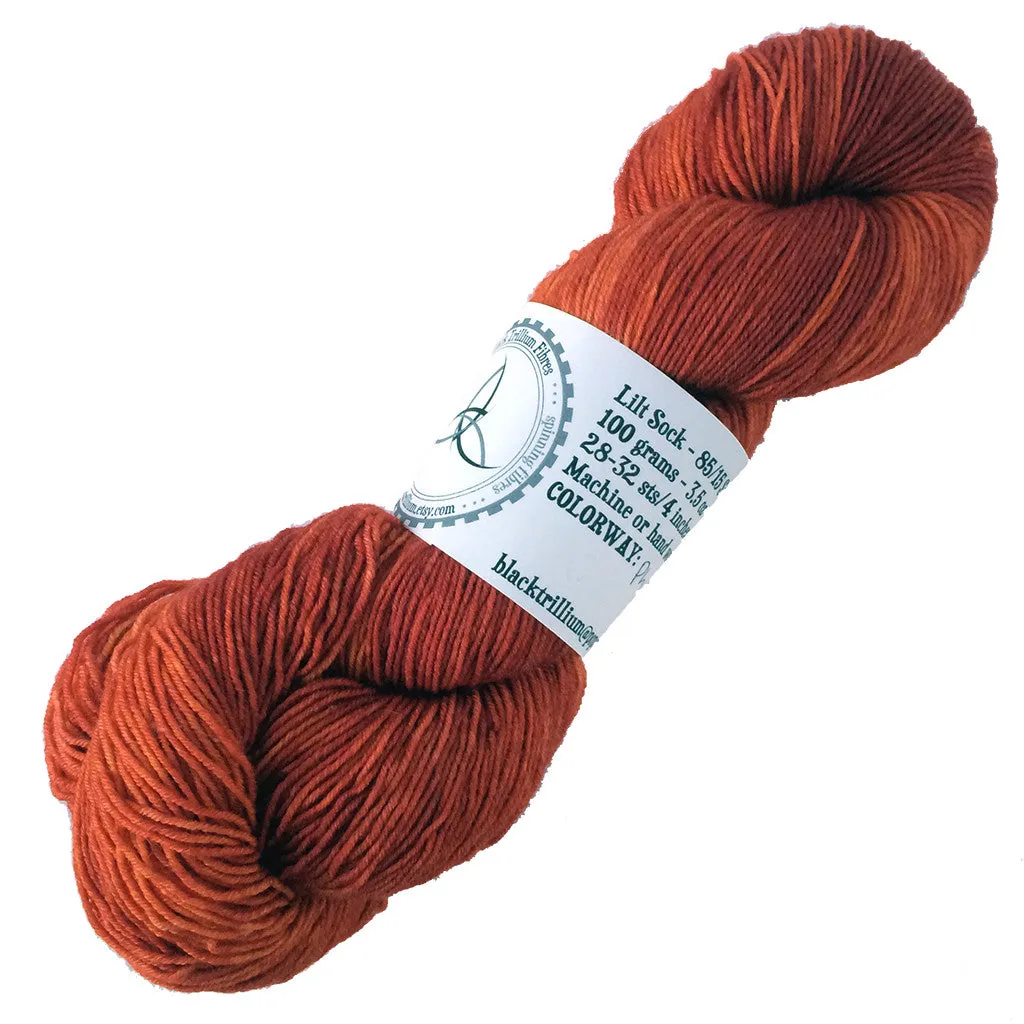 Black Trillium Fibres Lilt Sock