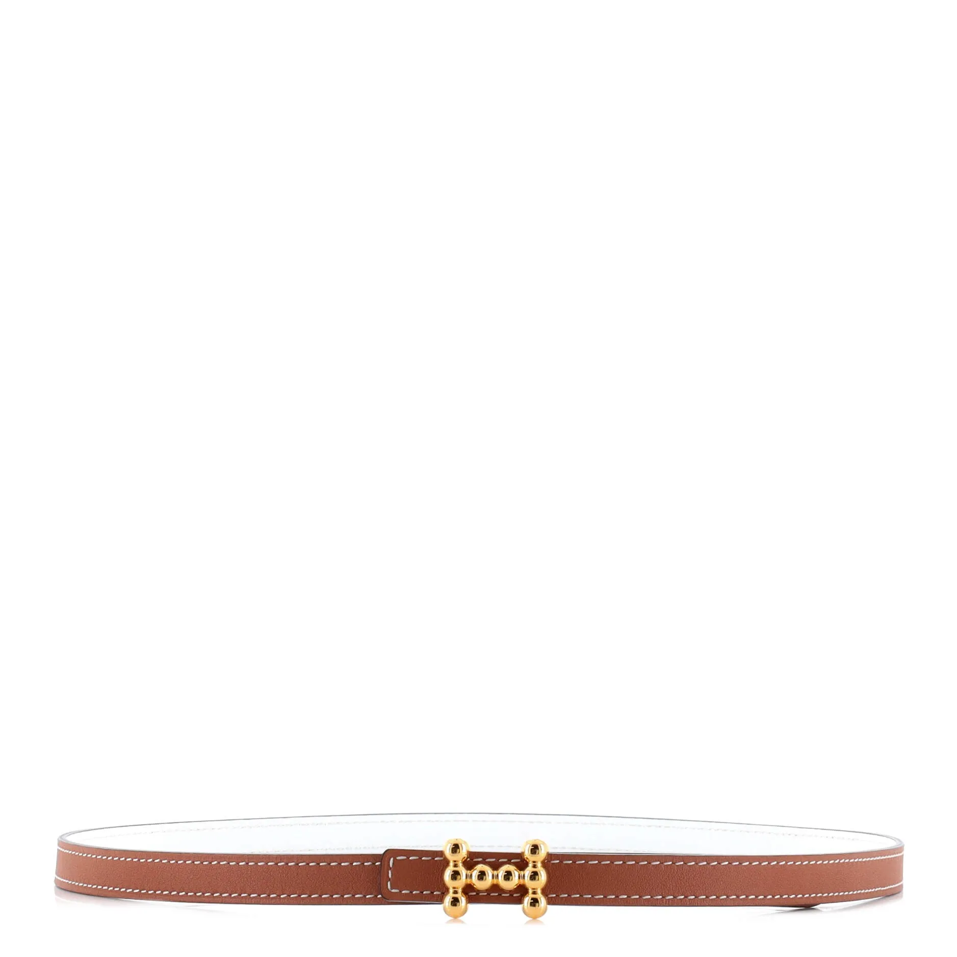 Bubble Reversible Belt Leather Thin 80