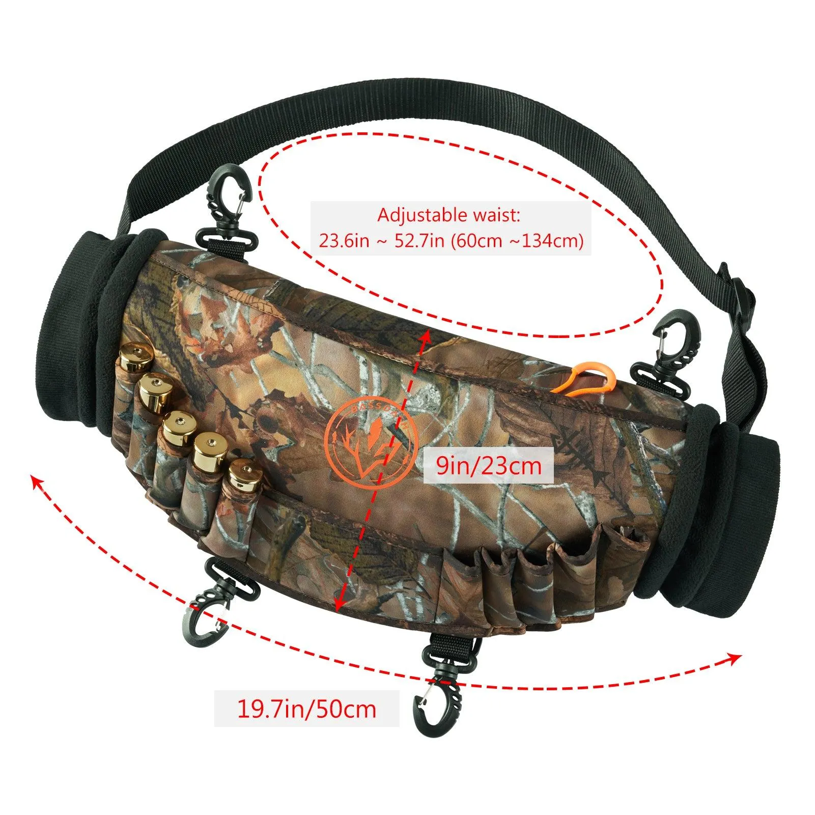 Camo Hunting Muff with Insulated Fleece Lining