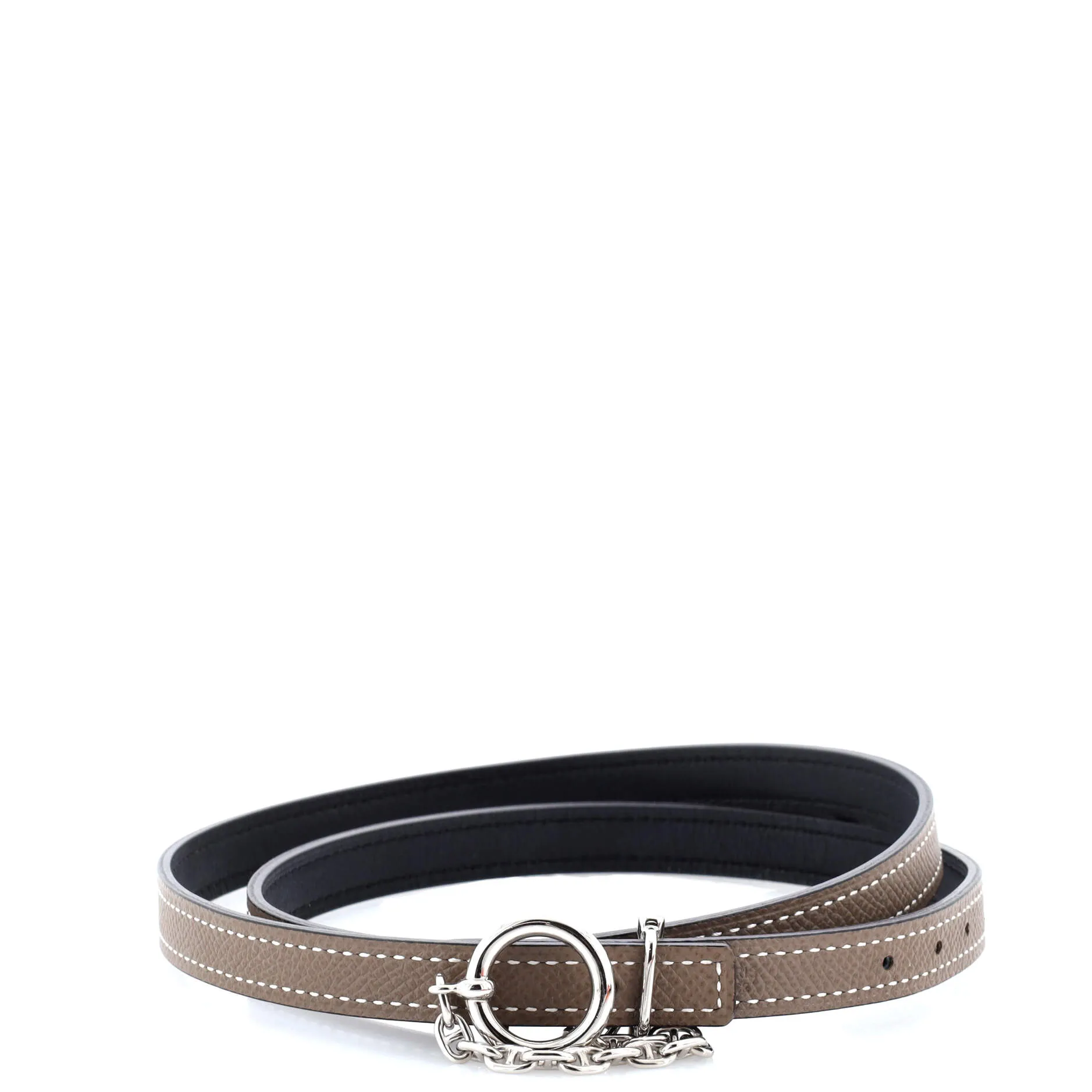 Carrousel Reversible Belt Leather Thin 75