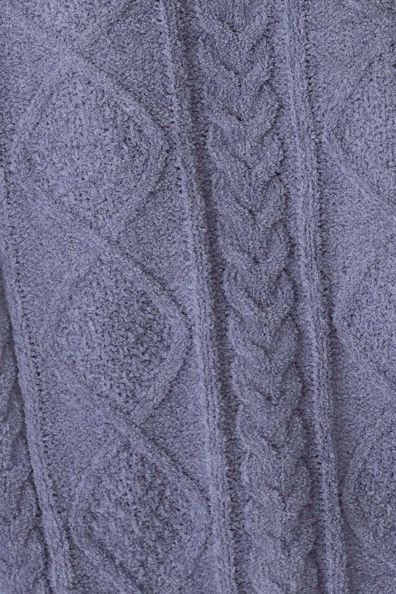Chenille Cozy Cable Knee Socks