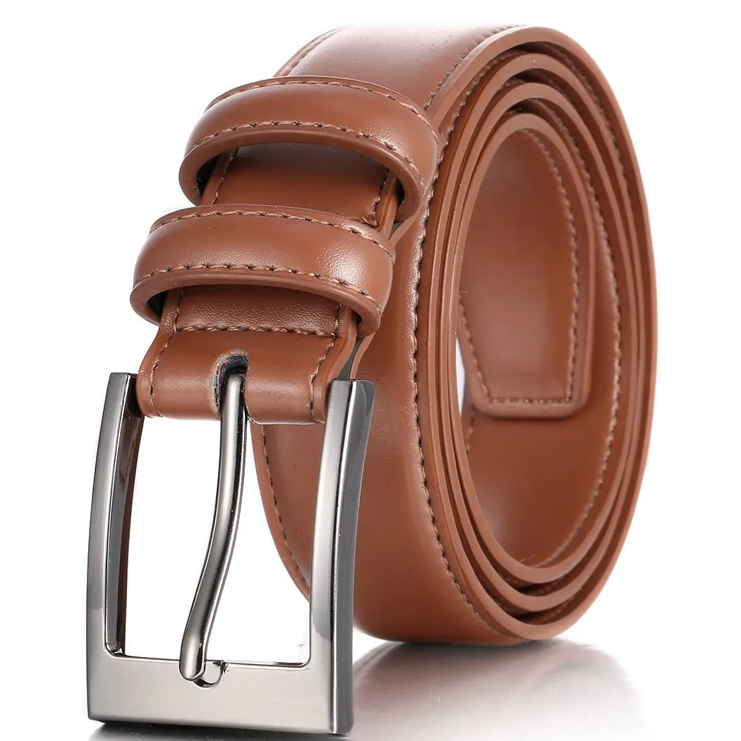 Dual Loop Leather Belt
