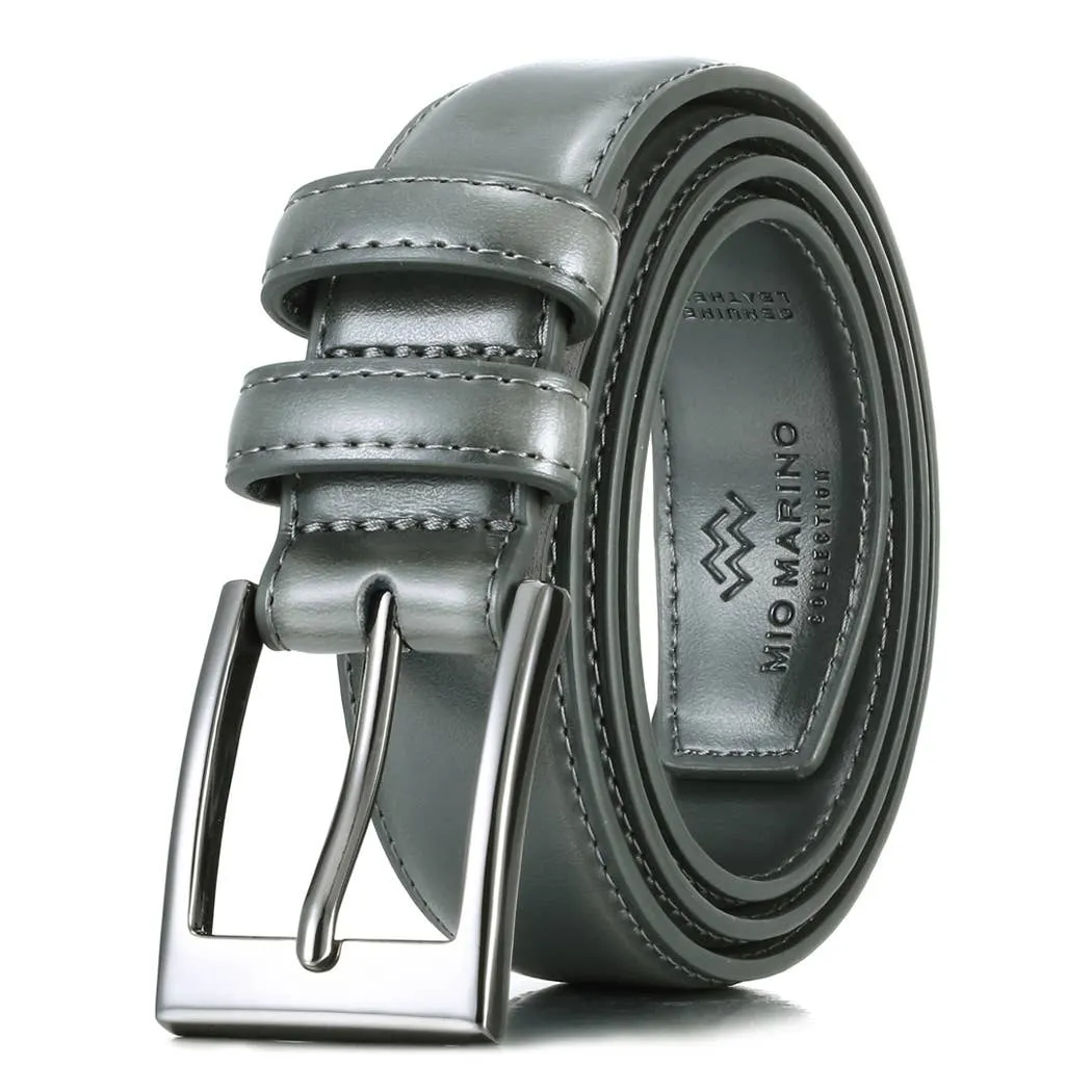 Dual Loop Leather Belt