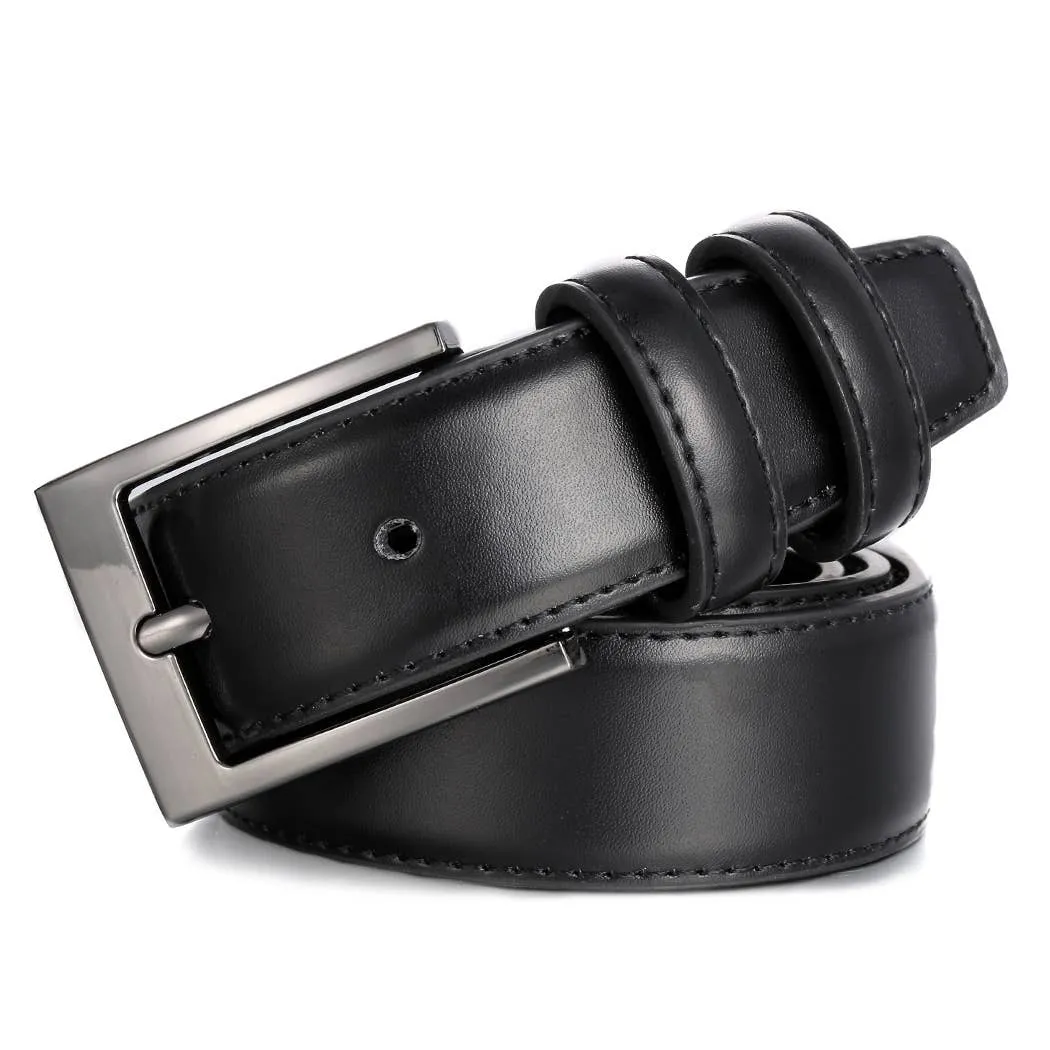 Dual Loop Leather Belt