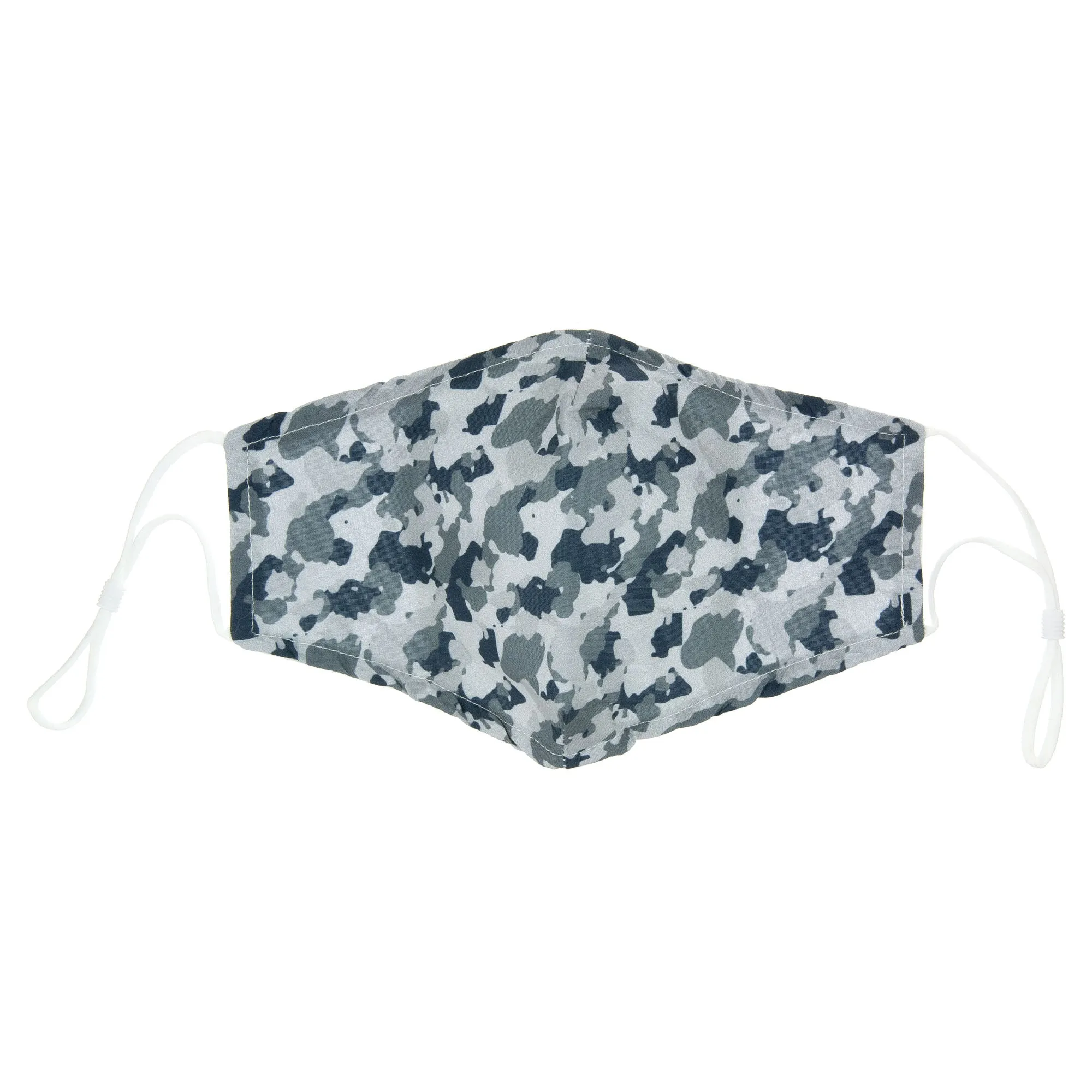 Expressions 3-Layer Protective Face Mask – Men’s CAMO Patterned Adjustable Face Covering - Item #ANW18153