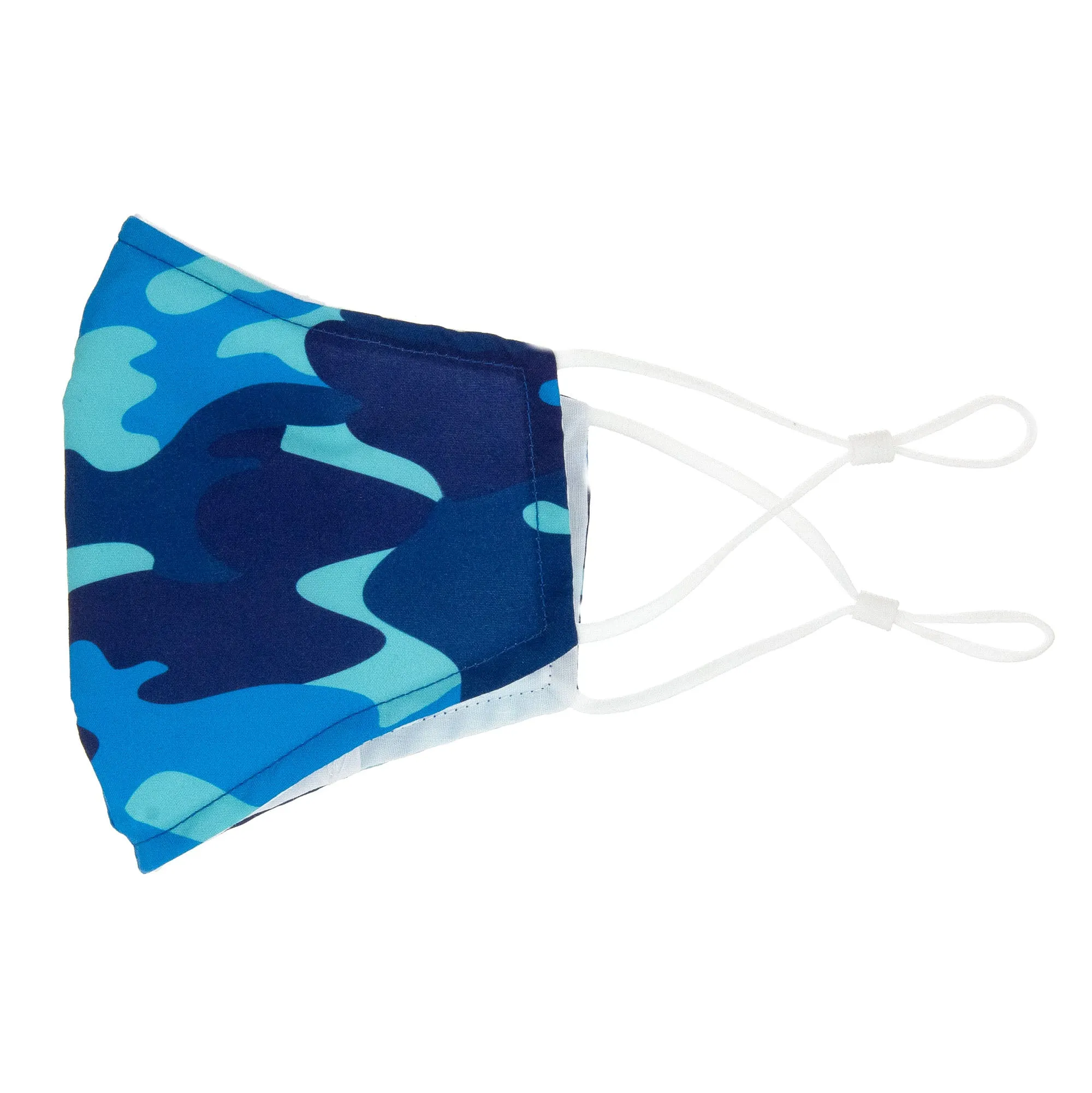 Expressions 3-Layer Protective Face Mask – Men’s CAMO Patterned Adjustable Face Covering - Item #ANW18153