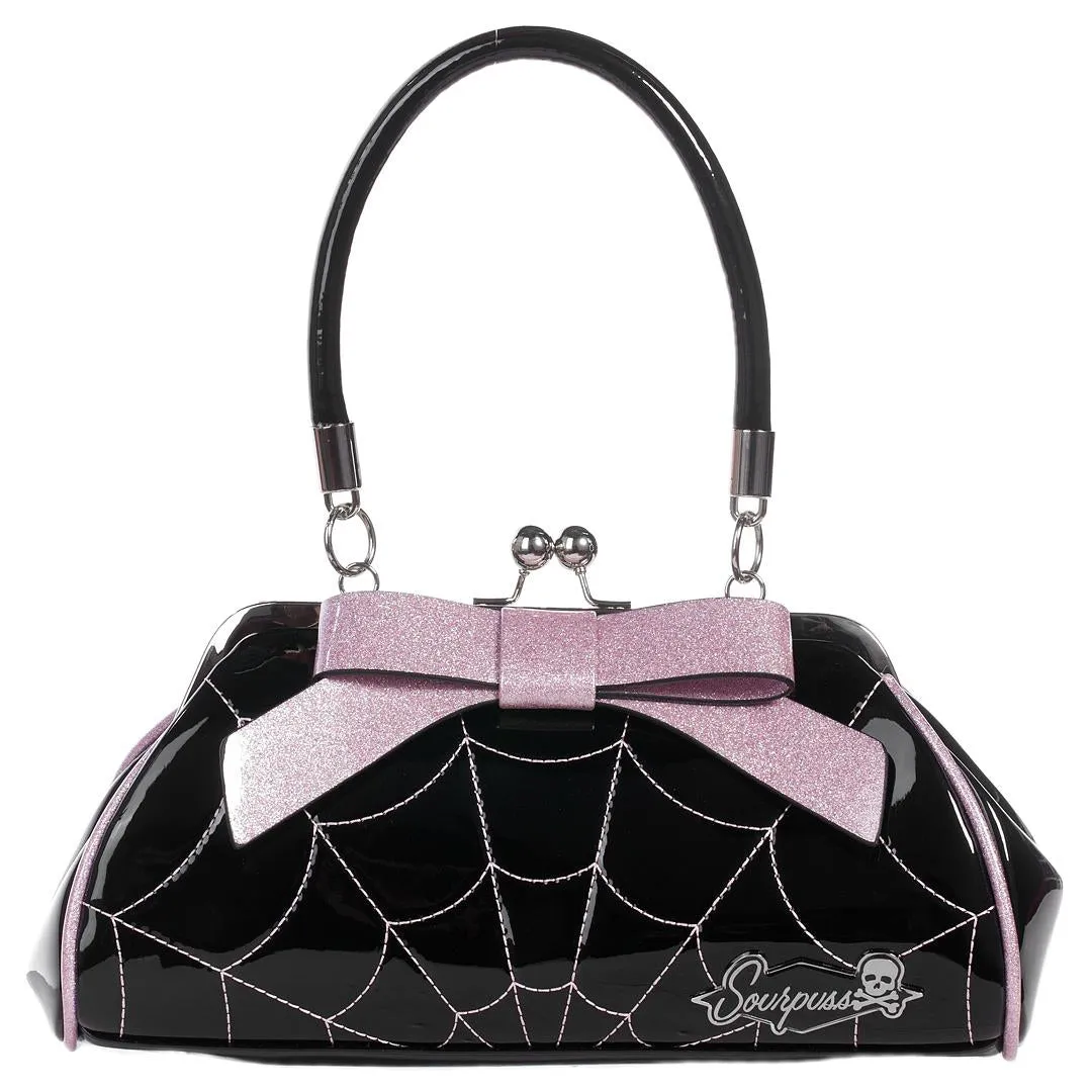 Floozy Web Purse Black/Pink
