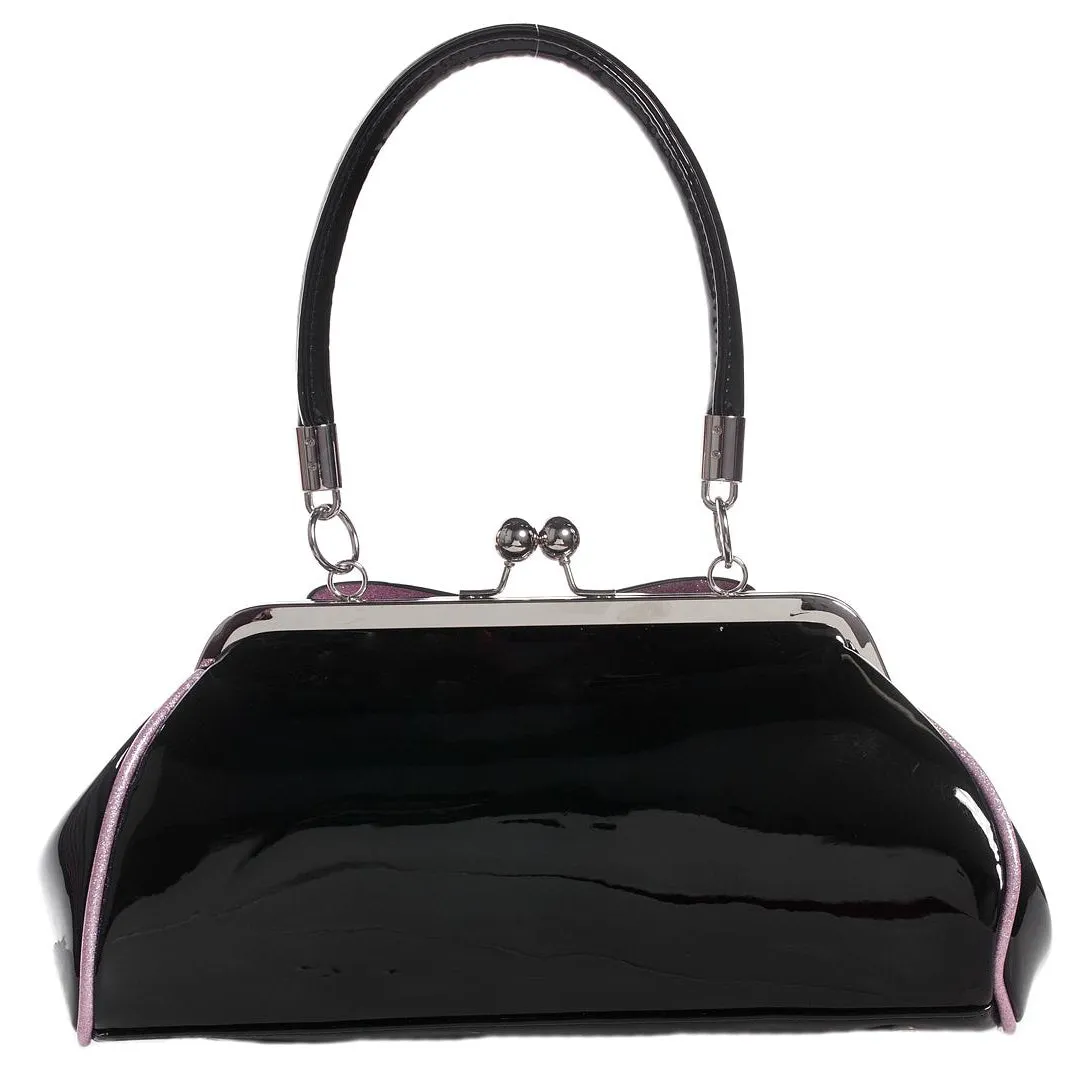 Floozy Web Purse Black/Pink