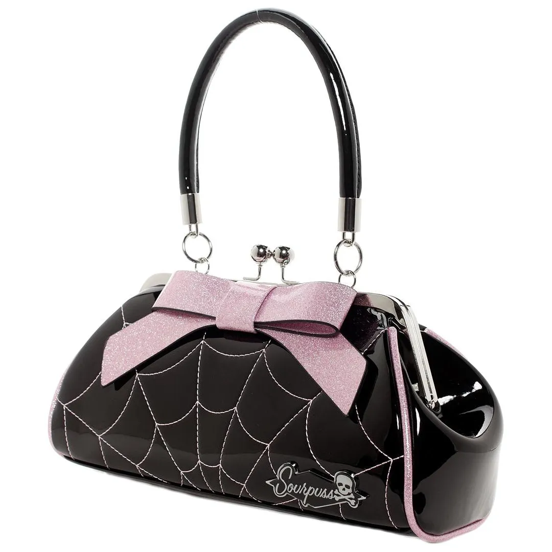Floozy Web Purse Black/Pink