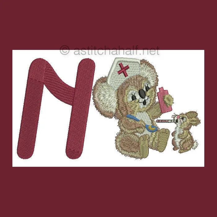 Fuzzy Letter Nn