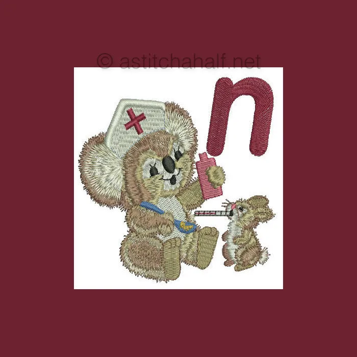 Fuzzy Letter Nn