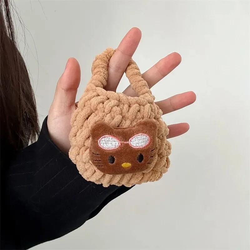 Kawaii Hello Kitty Plush AirPods Case