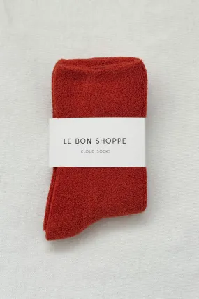 Le Bon Shoppe | Cloud Socks | Burnt Orange