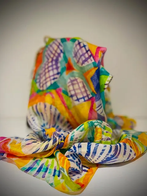 Light Silk Scarf -  Winter Sale 50% Off - At checkout use code Winter50%