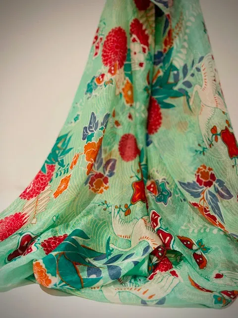 Light Silk Scarf -  Winter Sale 50% Off - At checkout use code Winter50%