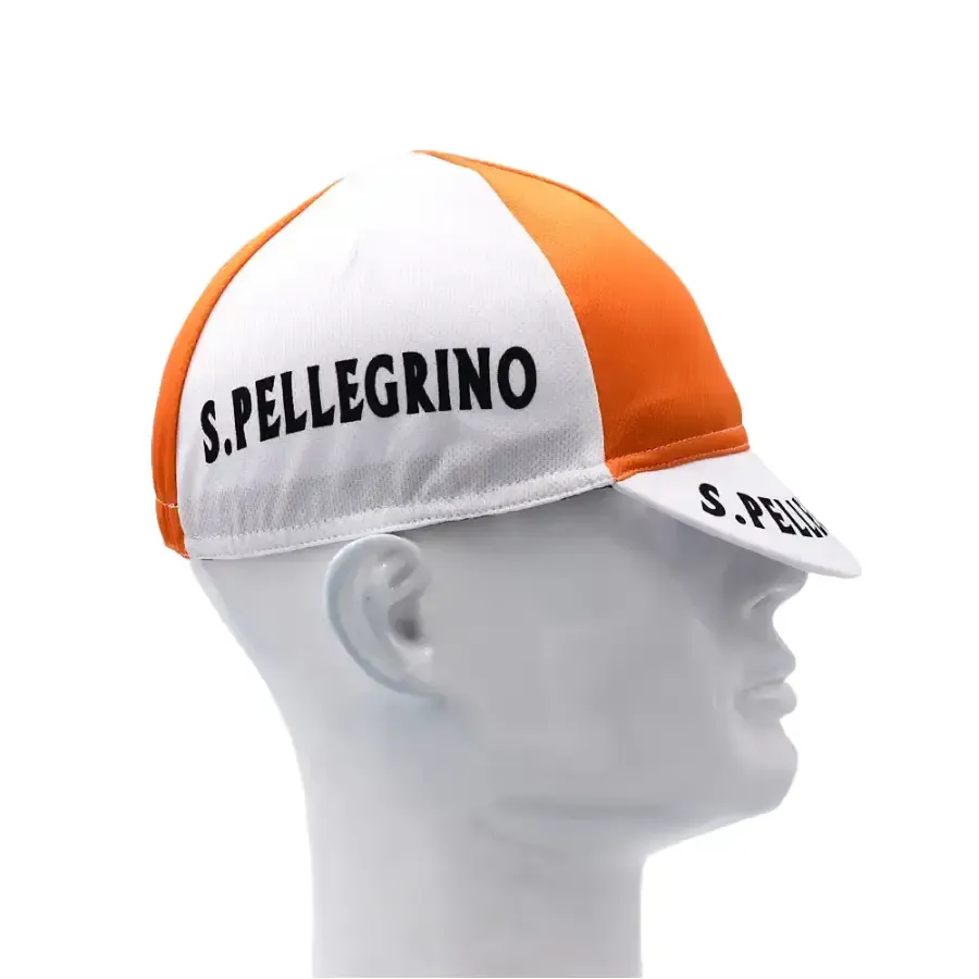 San Pellegrino Orange Cycling Cap