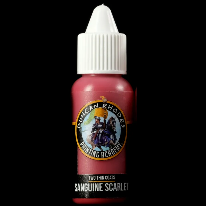 Sanguine Scarlet - Two Thin Coats
