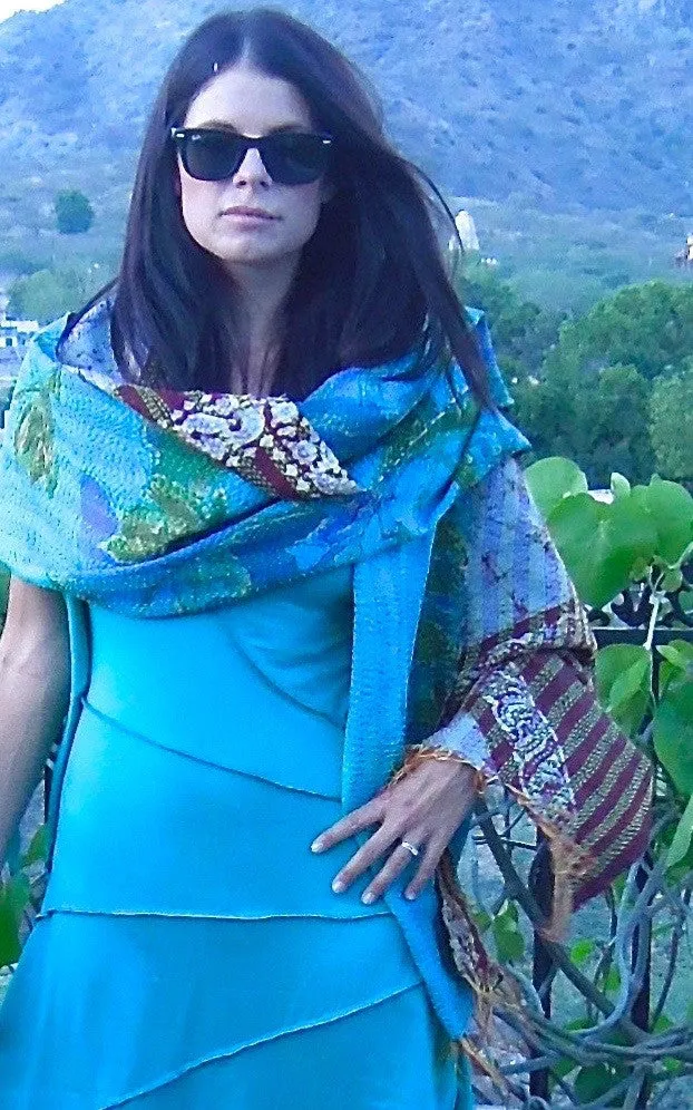 Silk Shawl colourful  Sarong