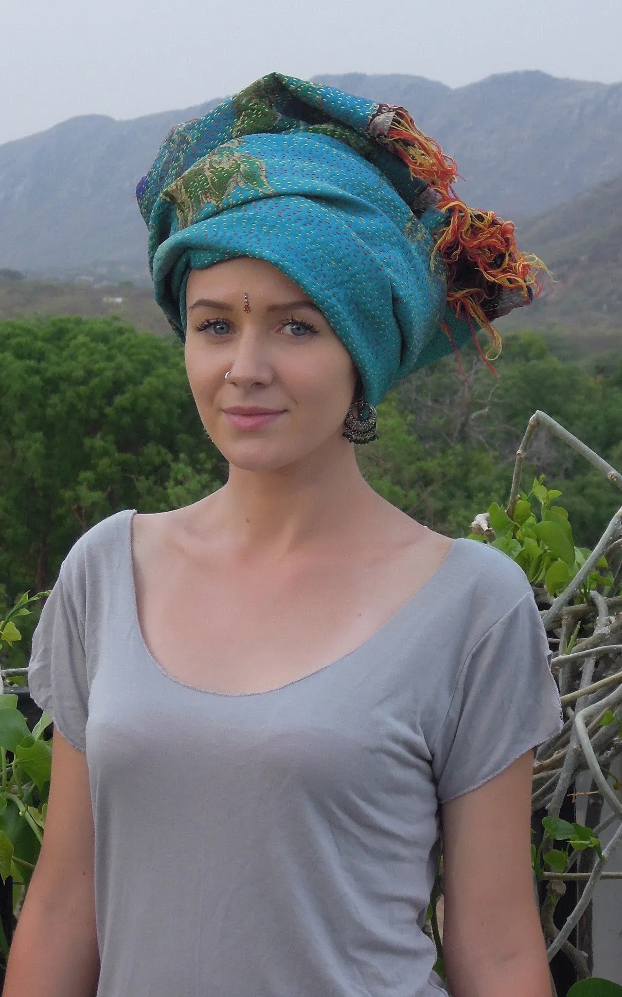 Silk Shawl colourful  Sarong