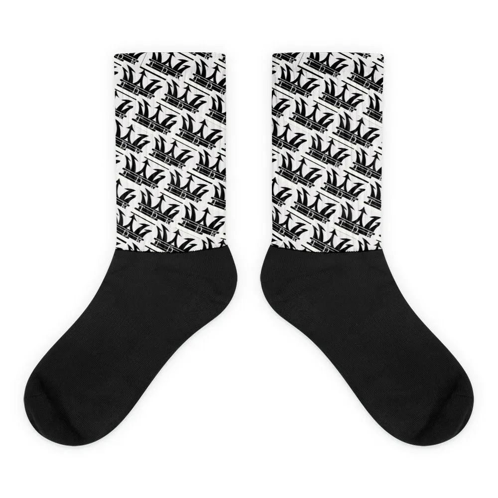 TDK monogram socks