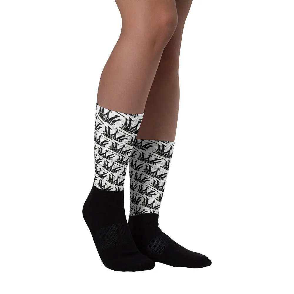 TDK monogram socks