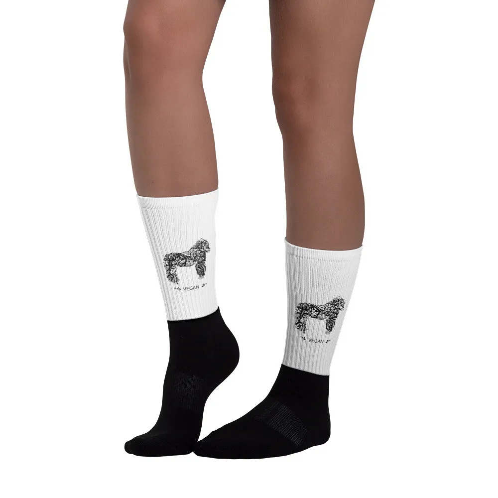Vegan Gorilla Socks